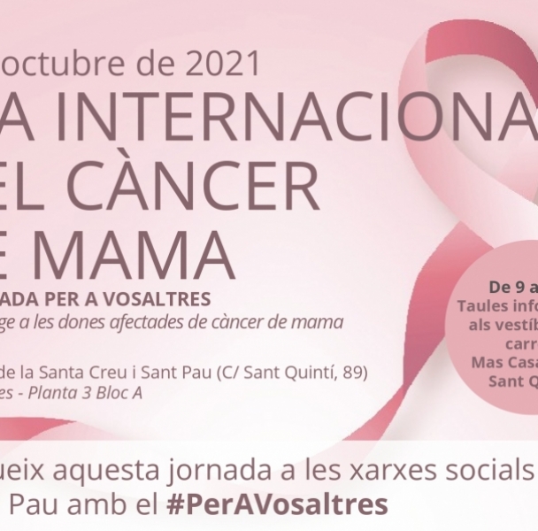 19 d'Octubre, Dia Intenacional contra el cncer de mama.